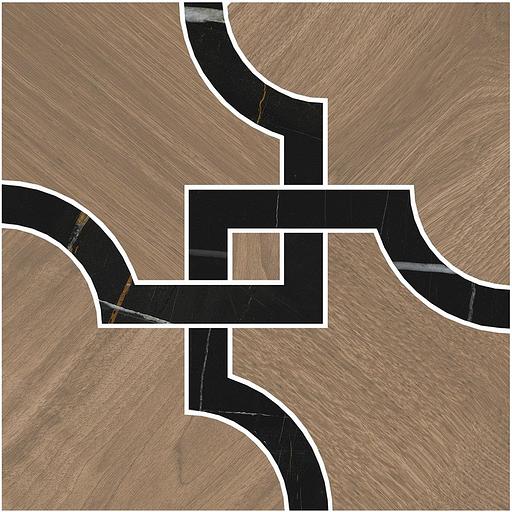 Декор Kerama Marazzi Монтиони 1 наборный матовый обрезной 300x300 фото 1