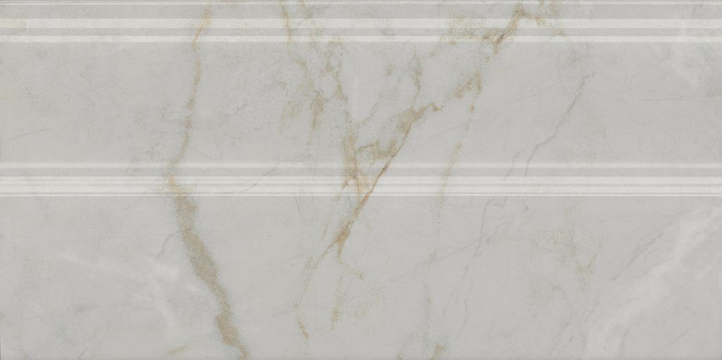 Плинтус Kerama Marazzi Серенада белый глянцевый обрезной 150x300 фото 1