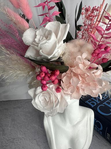 Букет из сухоцветов 28 см код 116551146 ОПТ фото 2