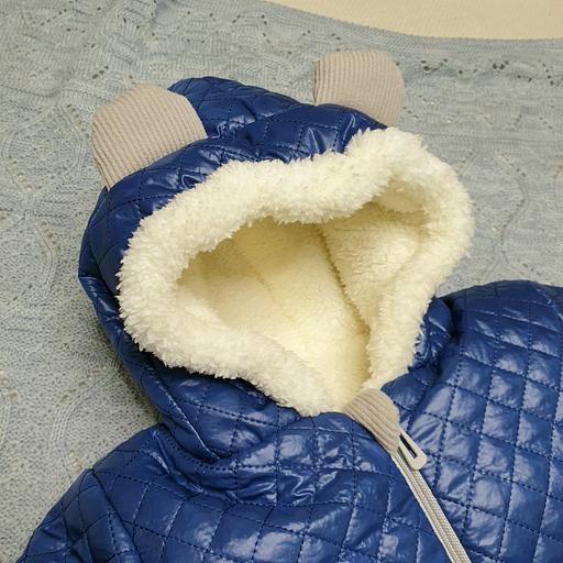 № 11-410 Комбинезон детский прогулочный "Еврозима", бежевый, ОПТ фото 6