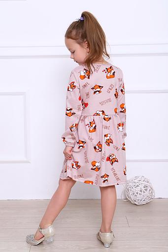 Платье «Алиса» бежевое опт фото 2