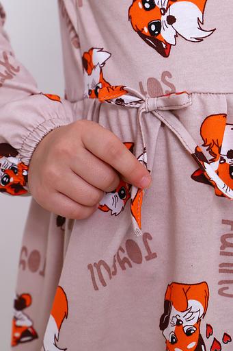 Платье «Алиса» бежевое опт фото 3