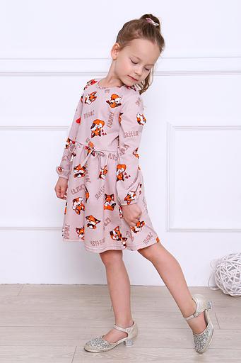 Платье «Алиса» бежевое опт фото 6