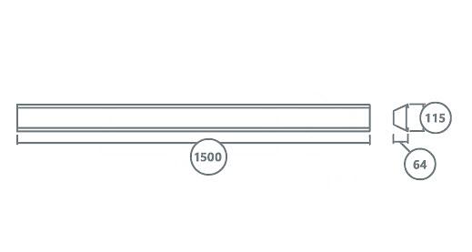 Светильник светодиодный Faros FL 1500 50W 5000K Prism опт фото 5