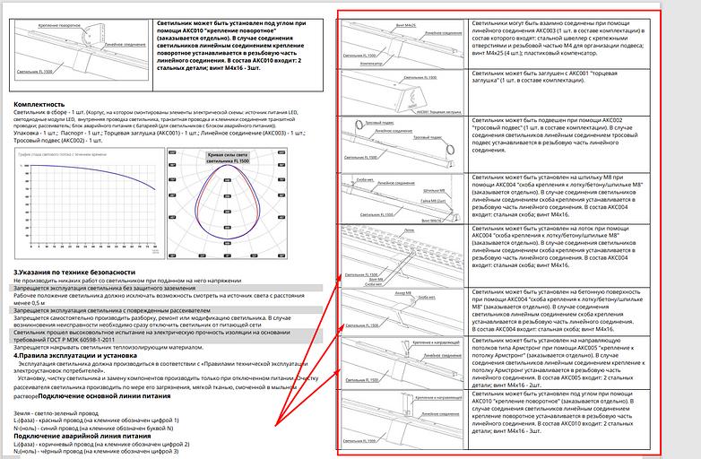 Светильник светодиодный Faros FL 1500 50W 5000K Prism опт фото 6