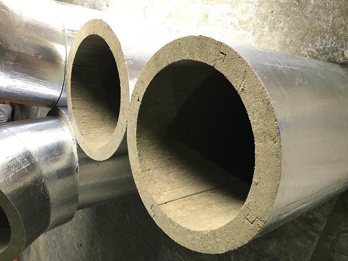 Цилиндры минераловатные 48/50 мм кашированные алюминиевой фольгой LINEWOOL фото 3