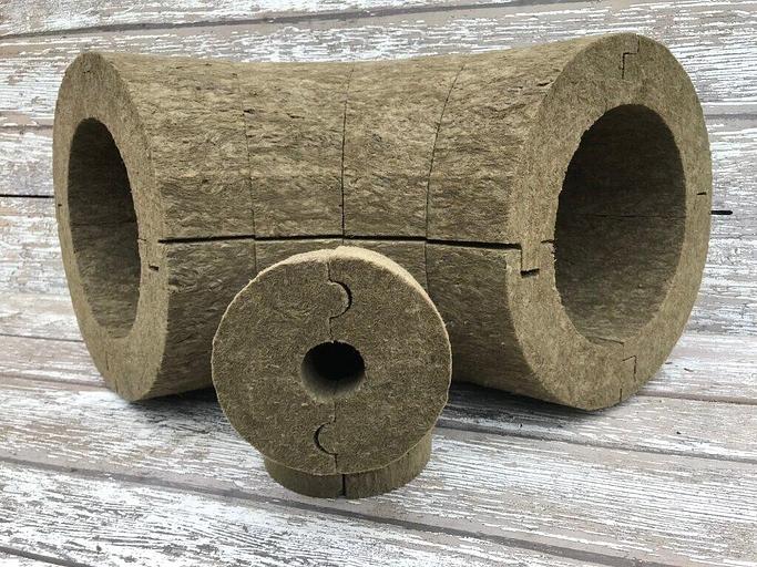 Цилиндры минераловатные 371/50 мм без покрытия LINEWOOL фото 3