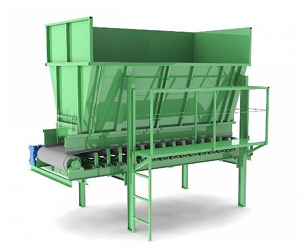 Бункер-дозатор сыпучих материалов объемом 12 куб.м фото 1