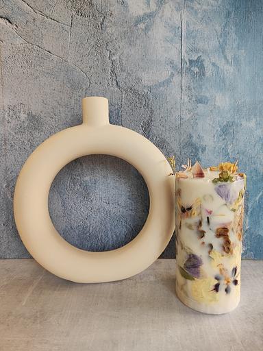 Ароматическая свеча ботаническая 12 см ОПТ фото 3