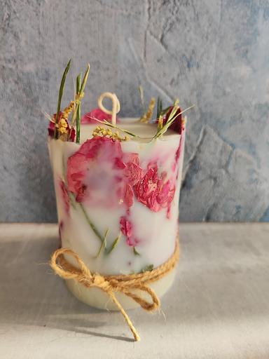 Ароматическая ботаническая свеча 7 см ОПТ фото 3