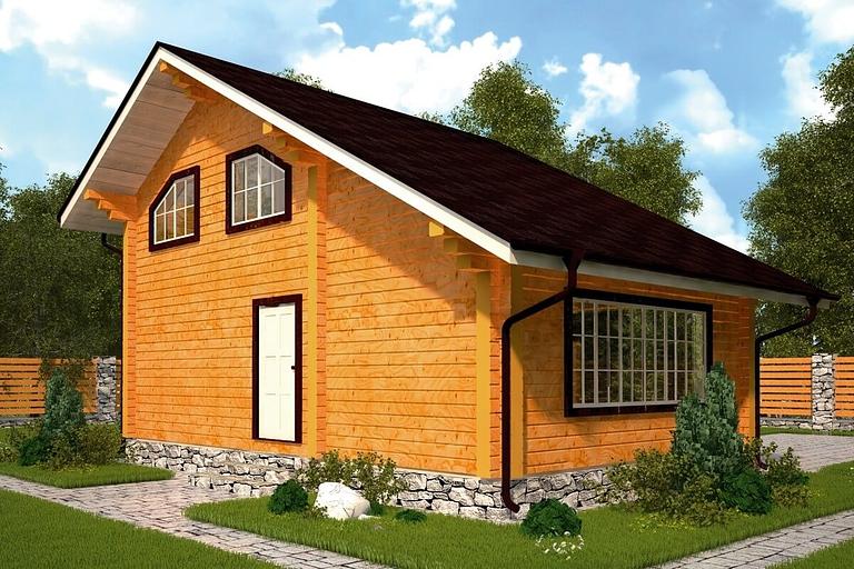 Проект дома из бруса «Виндзор» фото 2