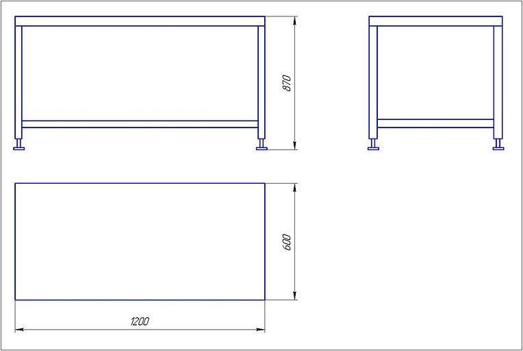 Технологический стол НСО фото 3