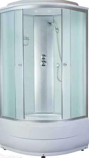 Душевая кабина Aquapulse 4103D 100x100 fabric white фото 1