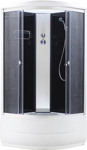 Душевая кабина Aquapulse 4002D 90x90 grey black фото 1