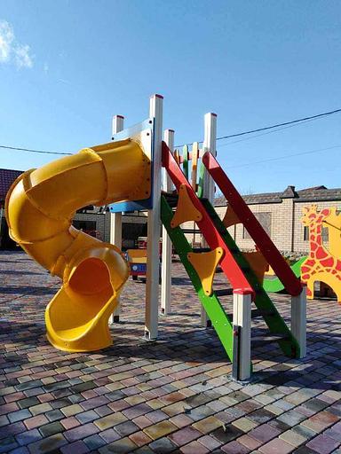 Горка детская тоннельная ВЕРШИНА Геркулес фото 1