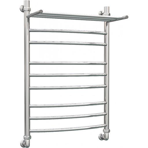 Полотенцесушитель водяной Роснерж Дуга L104110 80x60 с полкой групповой фото 1