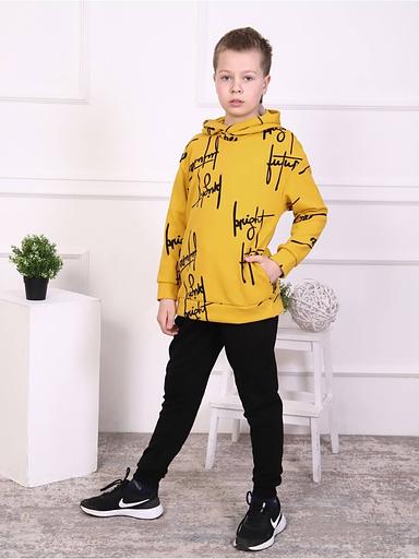 Толстовка «Азимут» горчица опт фото 3