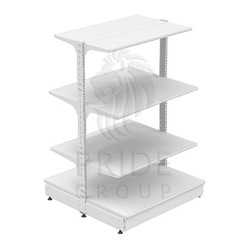 Стеллаж островной без стенок 1250x1080x1750 4 полки фото 1