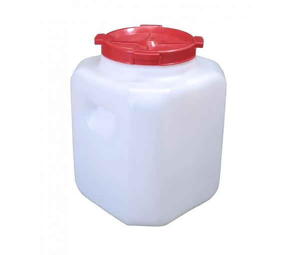 Канистра бочка прямоугольная (диаметр горлышка 215 мм) на 30 л фото 1
