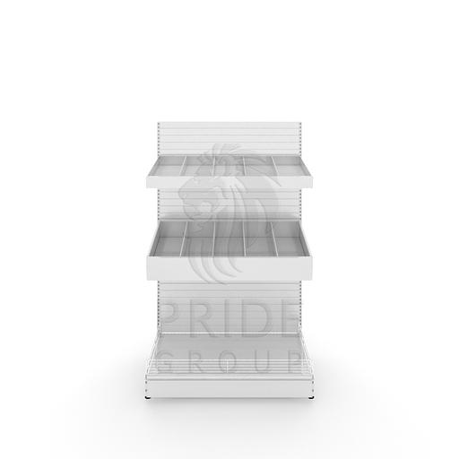 Стеллаж кондитерский 1000x500x1550 2 лотка фото 1