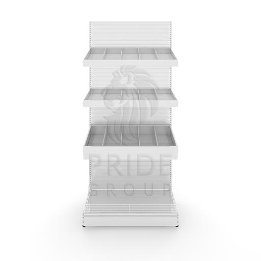 Стеллаж кондитерский 1000x500x2250 3 лотка фото 1