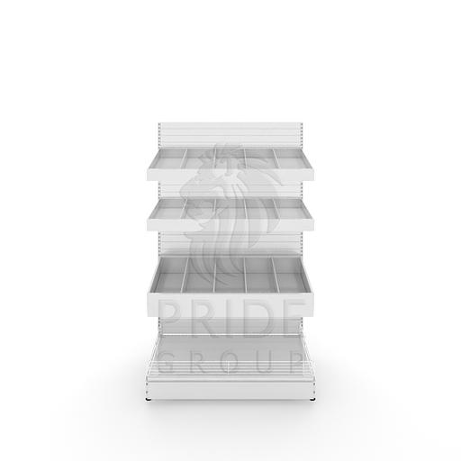 Стеллаж кондитерский 1250x500x1550 3 лотка фото 1