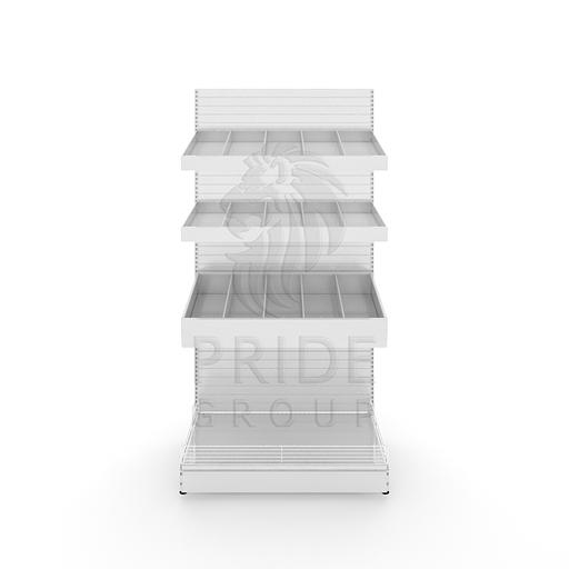 Стеллаж кондитерский 1330x500x1900 3 лотка фото 1