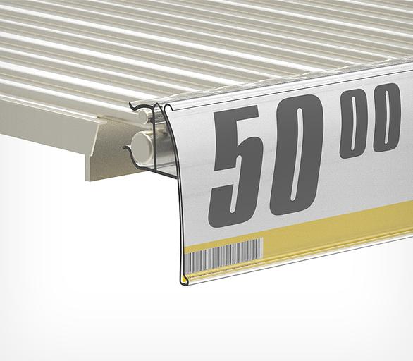 Ценникодержатель для металлических корзин FRW39 длина 1250 мм фото 1