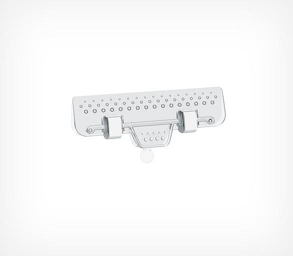 Зажим широкий для шарнирного ценникодержателя CARDCLAMP-VL фото 1