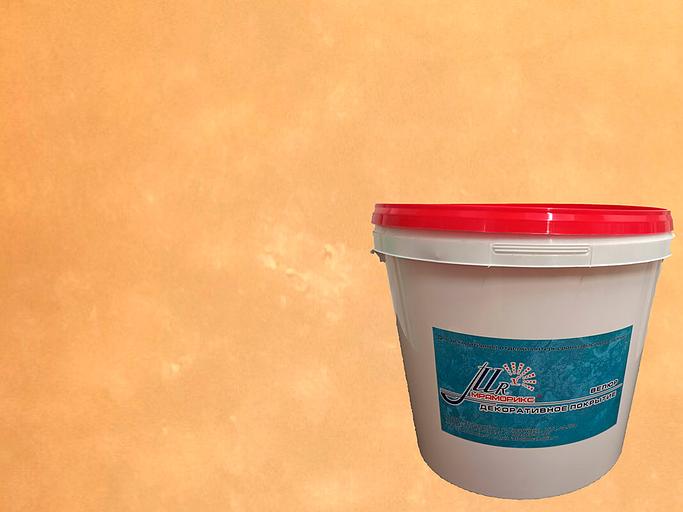 Тонкослойное декоративное покрытие Мраморикс™ велюр колерованный золото 5 кг фото 1