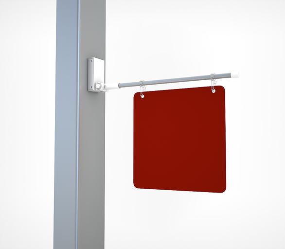 Магнитный держатель вывески на крючках с прямой трубкой MAG-SW-TUBE-I фото 1