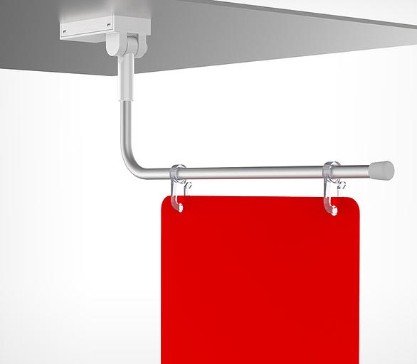 Магнитный держатель вывески на крючках с изогнутой трубкой MAG-SW-TUBE-L фото 1