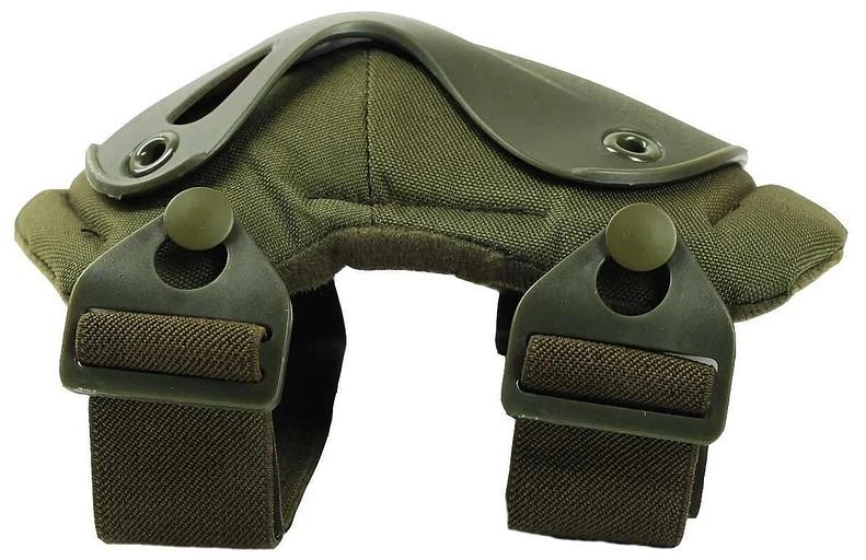 Тактические наколенники и налокотники комплект «Х-форма» зелёные опт фото 5