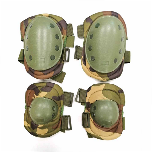Тактические наколенники и налокотники комплект хаки опт фото 1