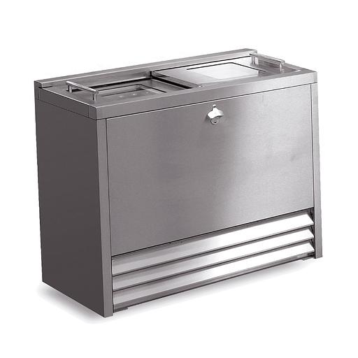 Шкаф барный Lincat IMC BM100 F73/101/SS со стеклянной крышкой фото 1