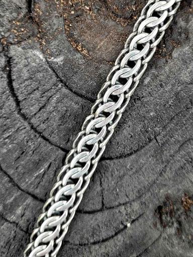 Серебряный мужской ювелирный браслет 925 фото 3