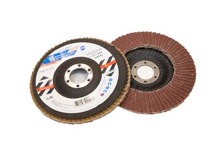 Круг шлифовальный лепестковый торцевой КЛТ 2 125х22,23 корунд P60 Profi ОПТ фото 1