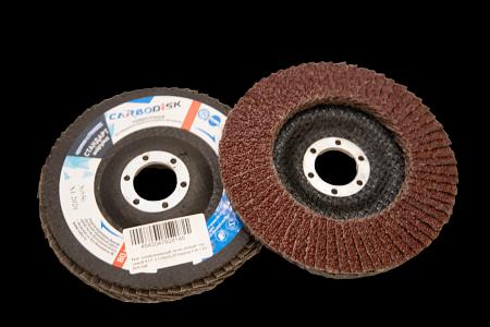 Круг шлифовальный лепестковый торцевой КЛТ 1 125х22,23 корунд P36 CARDODISK ОПТ фото 1