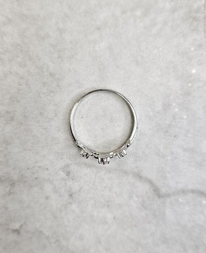 Серебряное женское кольцо в виде короны 925 фото 4