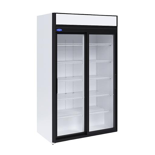 Шкаф холодильный МХМ Капри 1,12СК купе ступенчатый фото 1