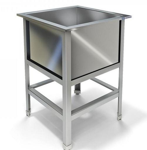 Ванна моечная односекционная 63х63 см фото 1