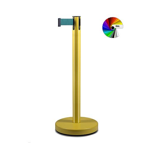 Столбик крашенный BSLN с лентой 2 метра h47 мм фото 1