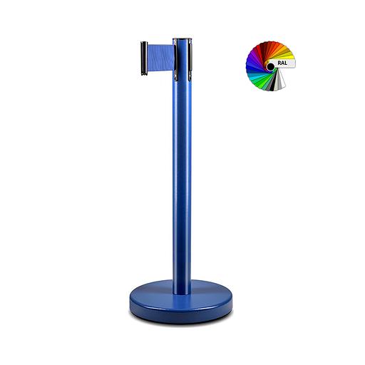 Столбик крашенный BSLW с лентой 2 метра h80 мм фото 1