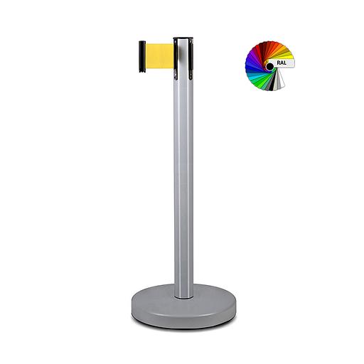 Столбик крашенный BSLW с лентой 3 метра h80 мм фото 1