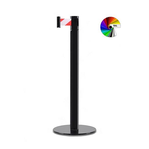 Столбик крашенный BSLN с лентой 3 метра h47 мм Slim фото 1