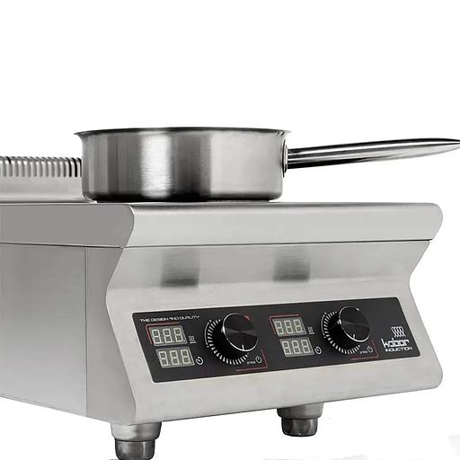 Плита индукционная настольная 2 конфорки Кобор I9-2T фото 3