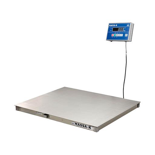 Весы нержавеющие Масса-К 4D-PМ.S-12/10-1500-AB с влагозащищенным терминалом фото 1