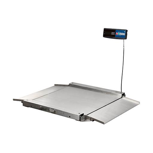 Весы пандусные Масса-К 4D-LA.S-10/10-500-A из нержавеющей стали с интерфейсом RS фото 1