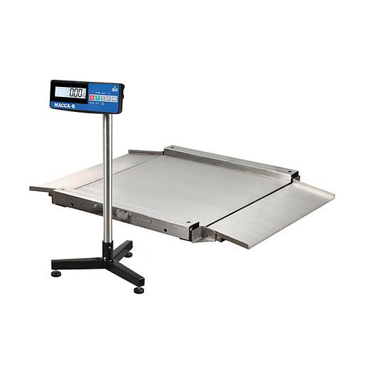 Весы пандусные Масса-К 4D-LA.S-10/10-1000-A(RUEW) с интерфейсами RS, USB, Ethernet, WiFi фото 1