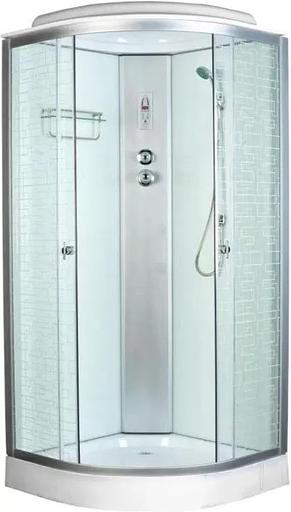 Душевая кабина Aquapulse 4122C 90x90 sguare white фото 1